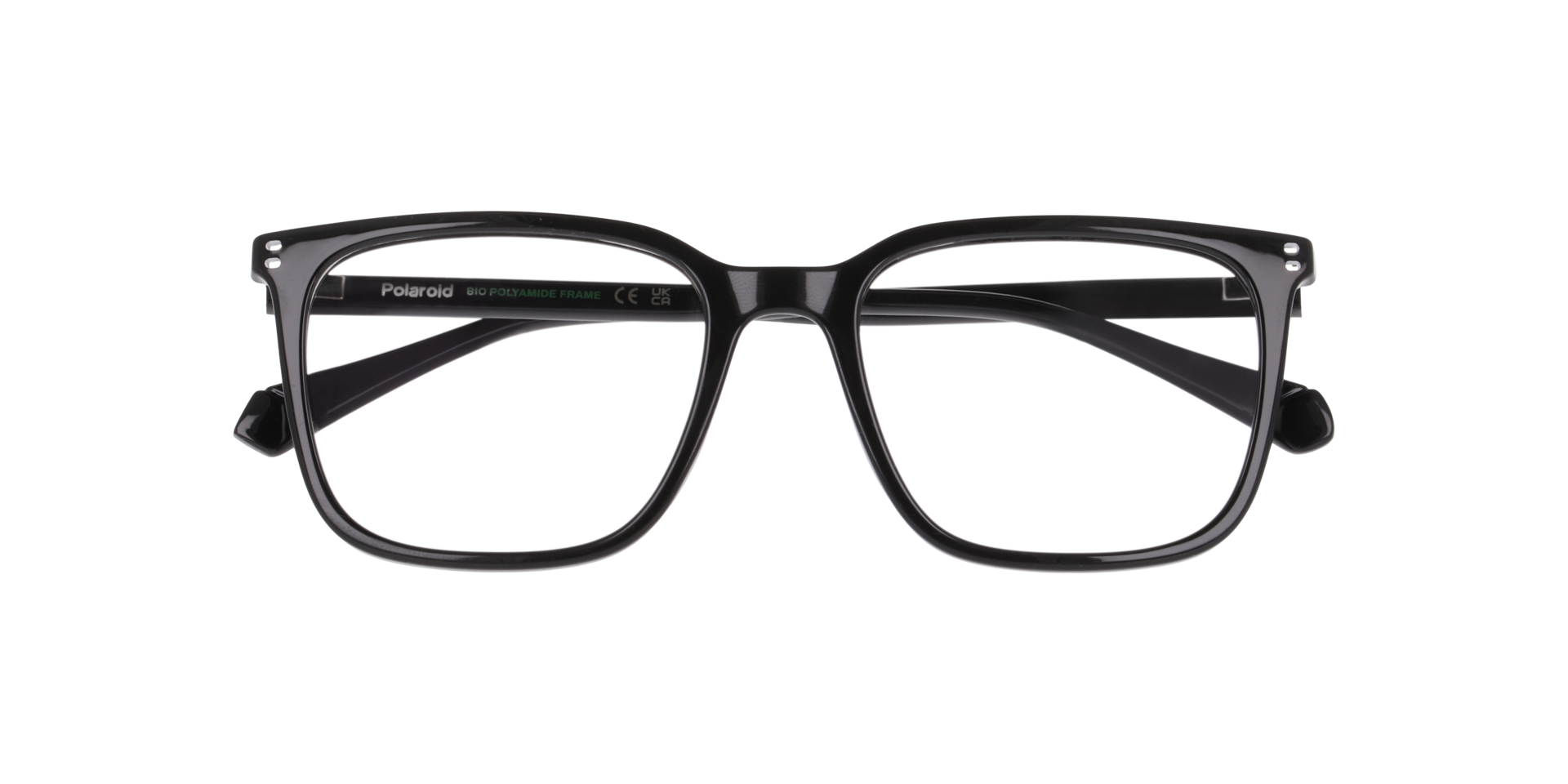 PLD D580 Black PlasticEyeglass Frames for Glasses Direct, Closed View