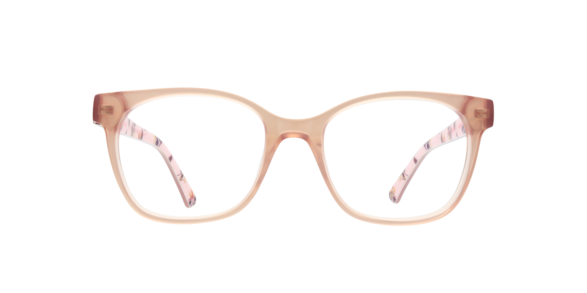 Glasses Direct ™ -TB9195 - Square Brown Frame Glasses For Women
