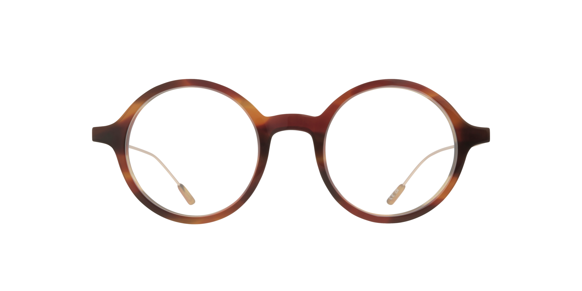 Lamar Havana & Gold AcetateEyeglass Frames for Glasses Direct, Front View