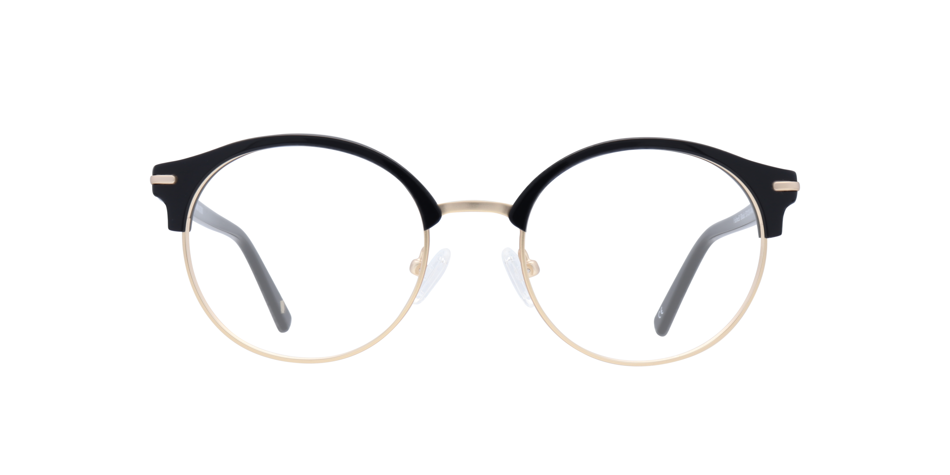 Fulwell Black MetalEyeglass Frames for Glasses Direct, Front View