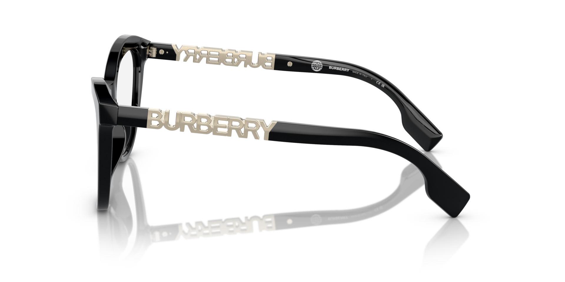 BE2373U Black AcetateEyeglass Frames for Glasses Direct, Side View