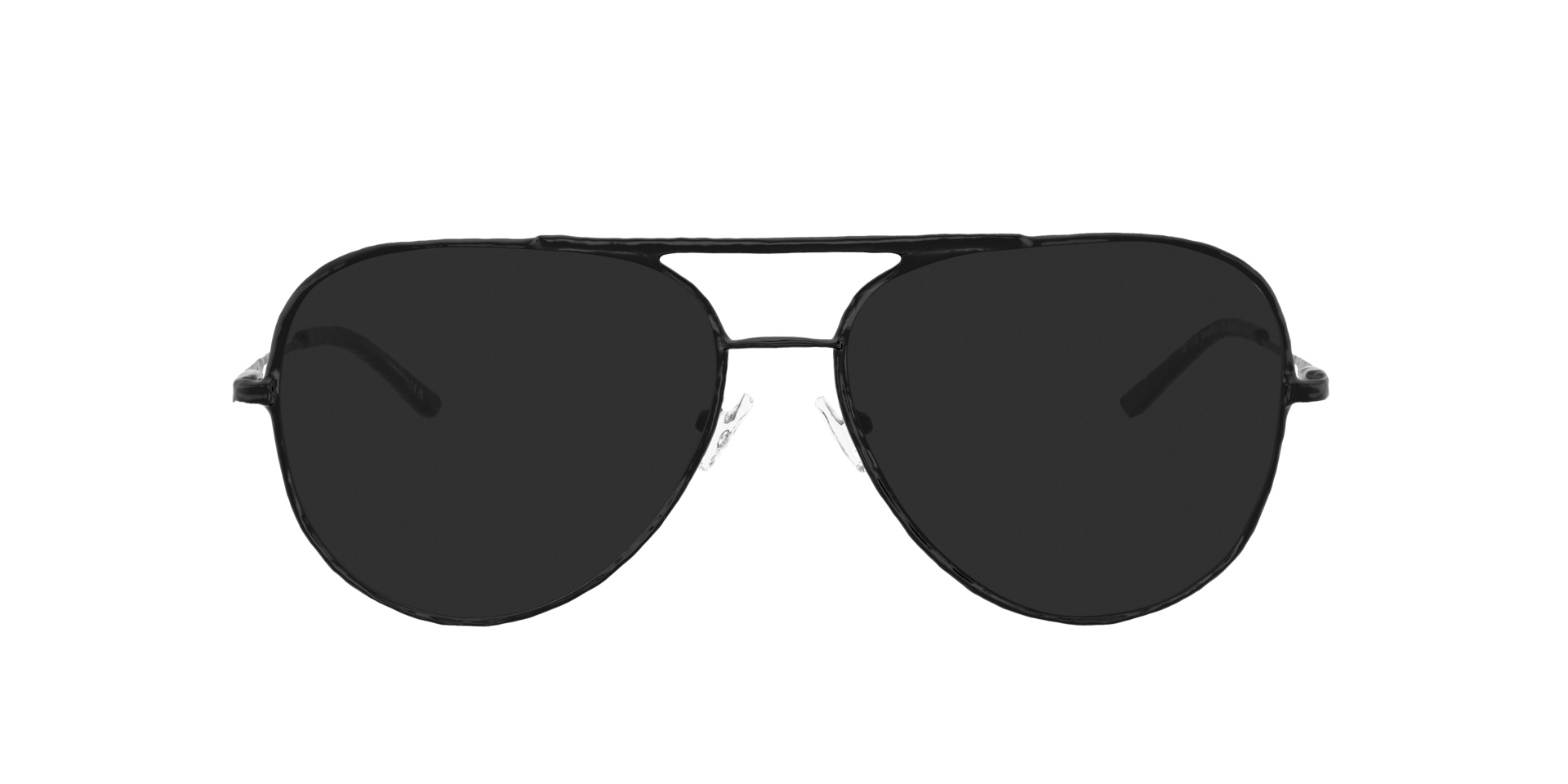 Maverick Matt Black MetalEyeglass Frames for Glasses Direct, with Tinted Lenses