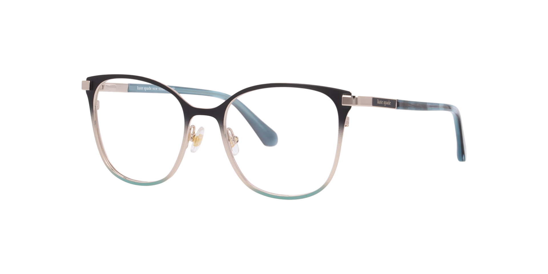 Ks Terriann 2/G Black MetalEyeglass Frames for Glasses Direct, Angle View