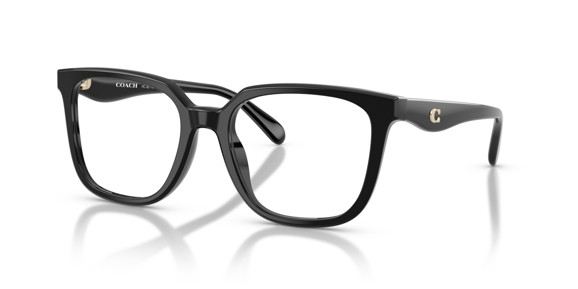 HC6271U Black AcetateEyeglass Frames for Glasses Direct, Angle View