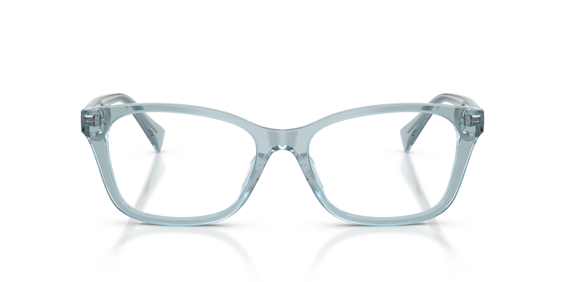 RA7202U Transparent Blue AcetateEyeglass Frames for Glasses Direct, Front View