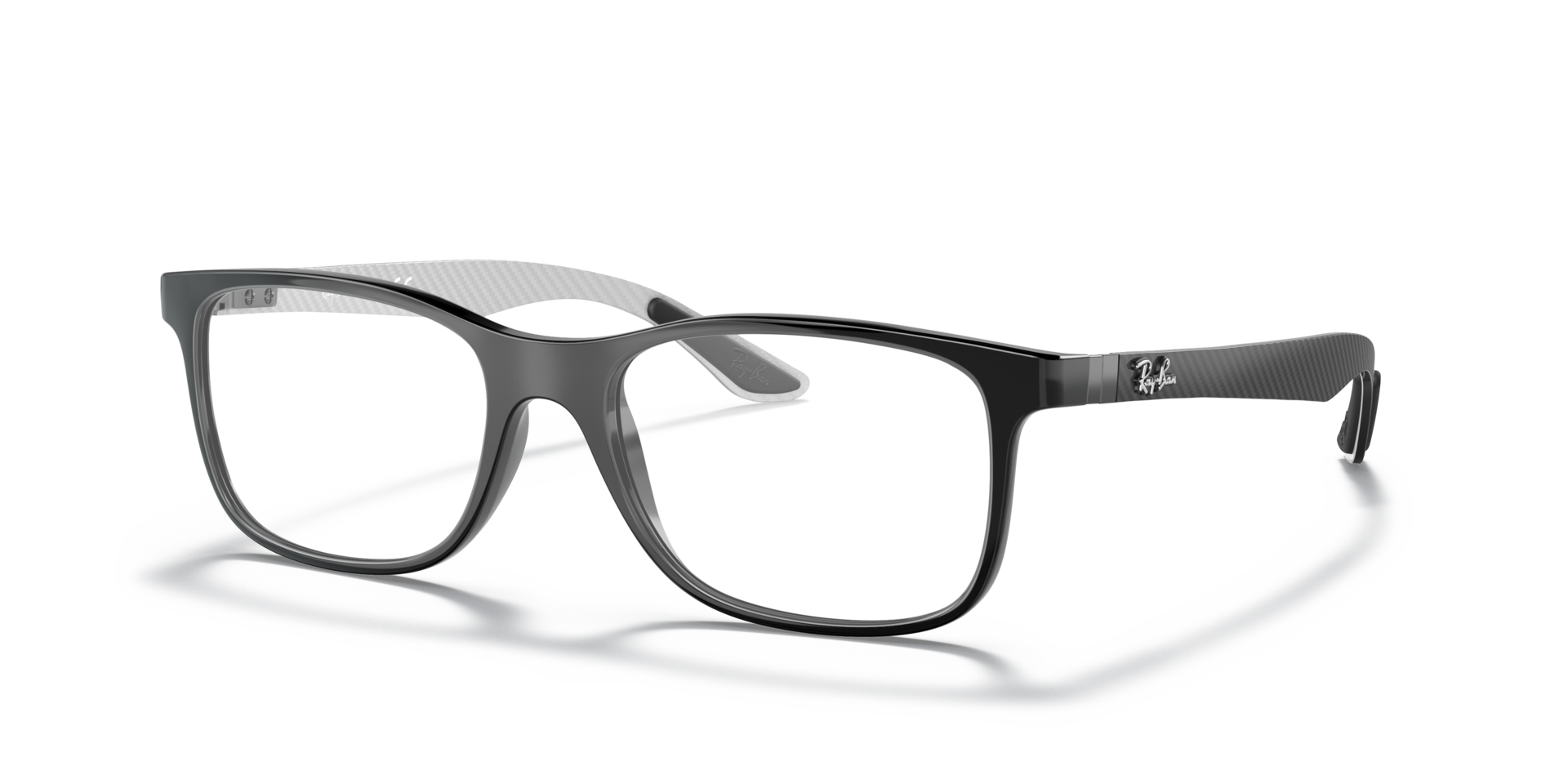 RB8903 Black PlasticEyeglass Frames for Glasses Direct, Angle View