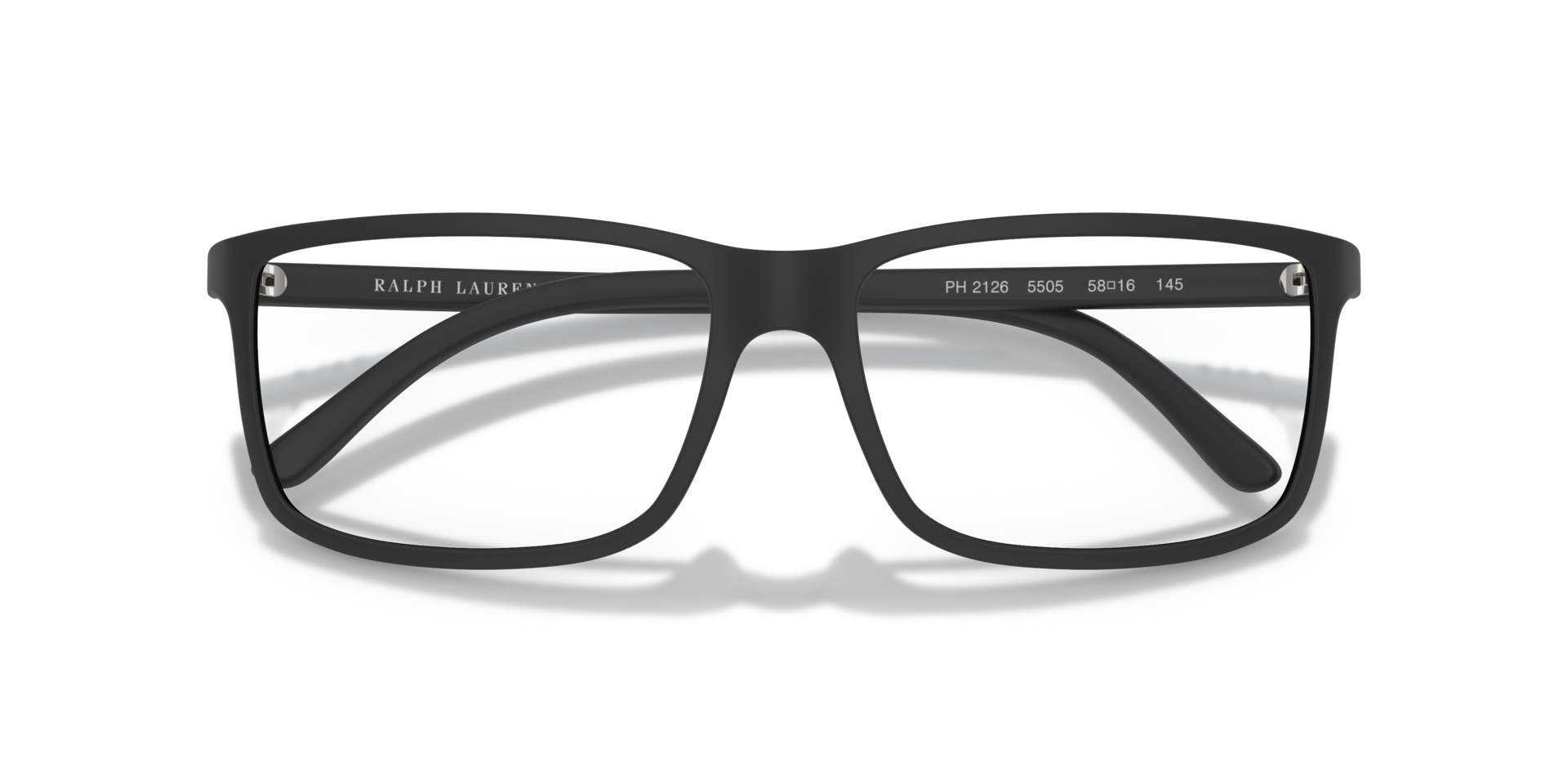 PH2126 Matte Black PlasticEyeglass Frames for Glasses Direct, Closed View