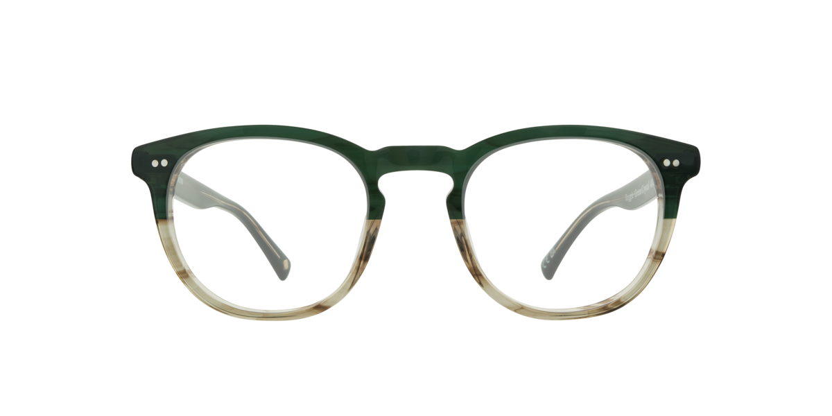 London Retro Men's Green,Crystal Green/Crystal Square Acetate Eyeglasses Online - Full Rim - Reggie