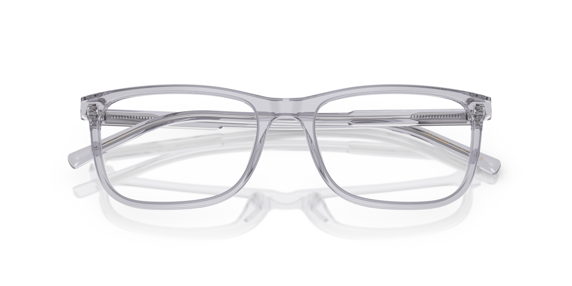 DG3427 Transparent Grey AcetateEyeglass Frames for Glasses Direct, Closed View