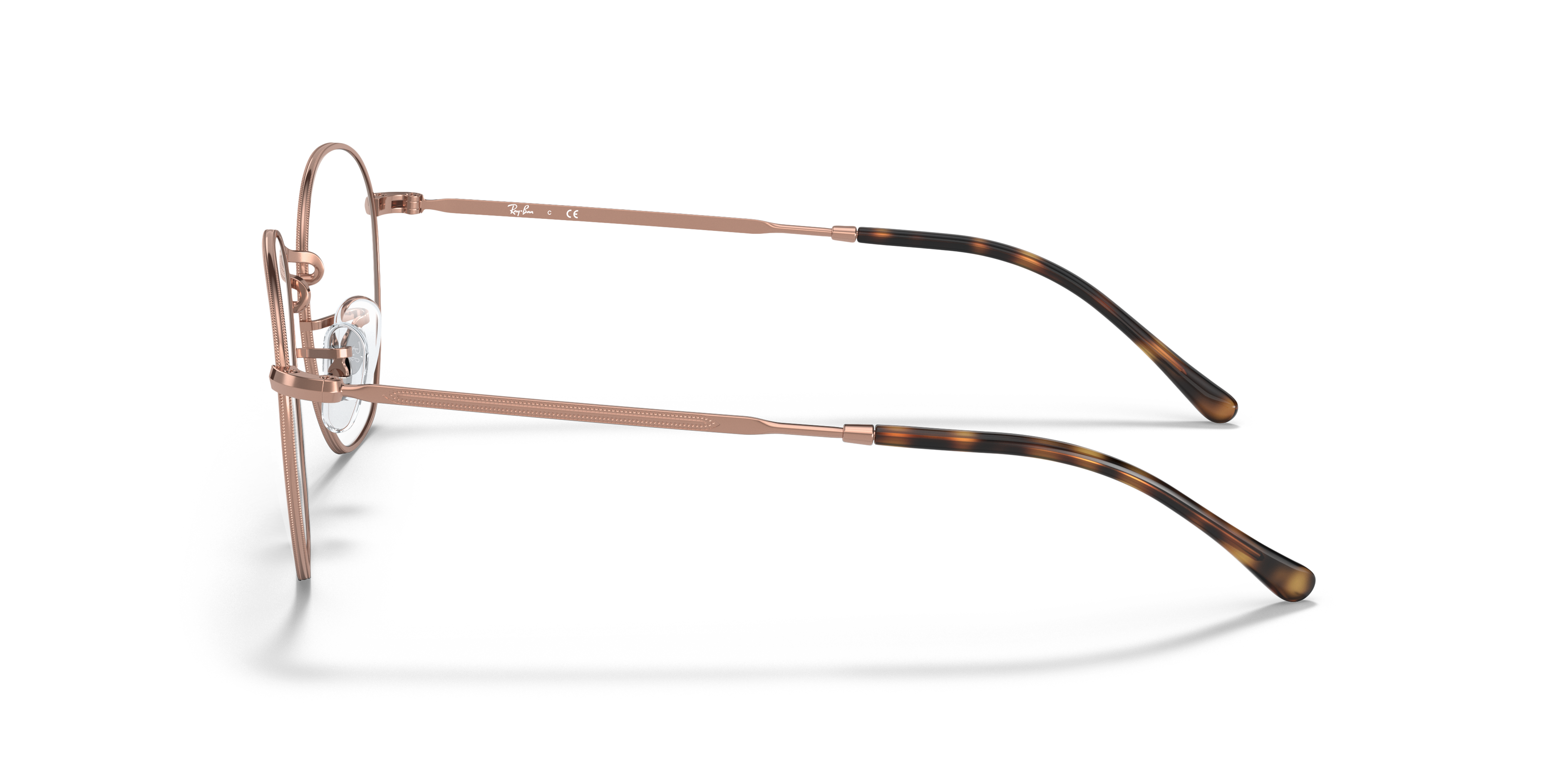 RB6472 Copper MetalEyeglass Frames for Glasses Direct, Side View