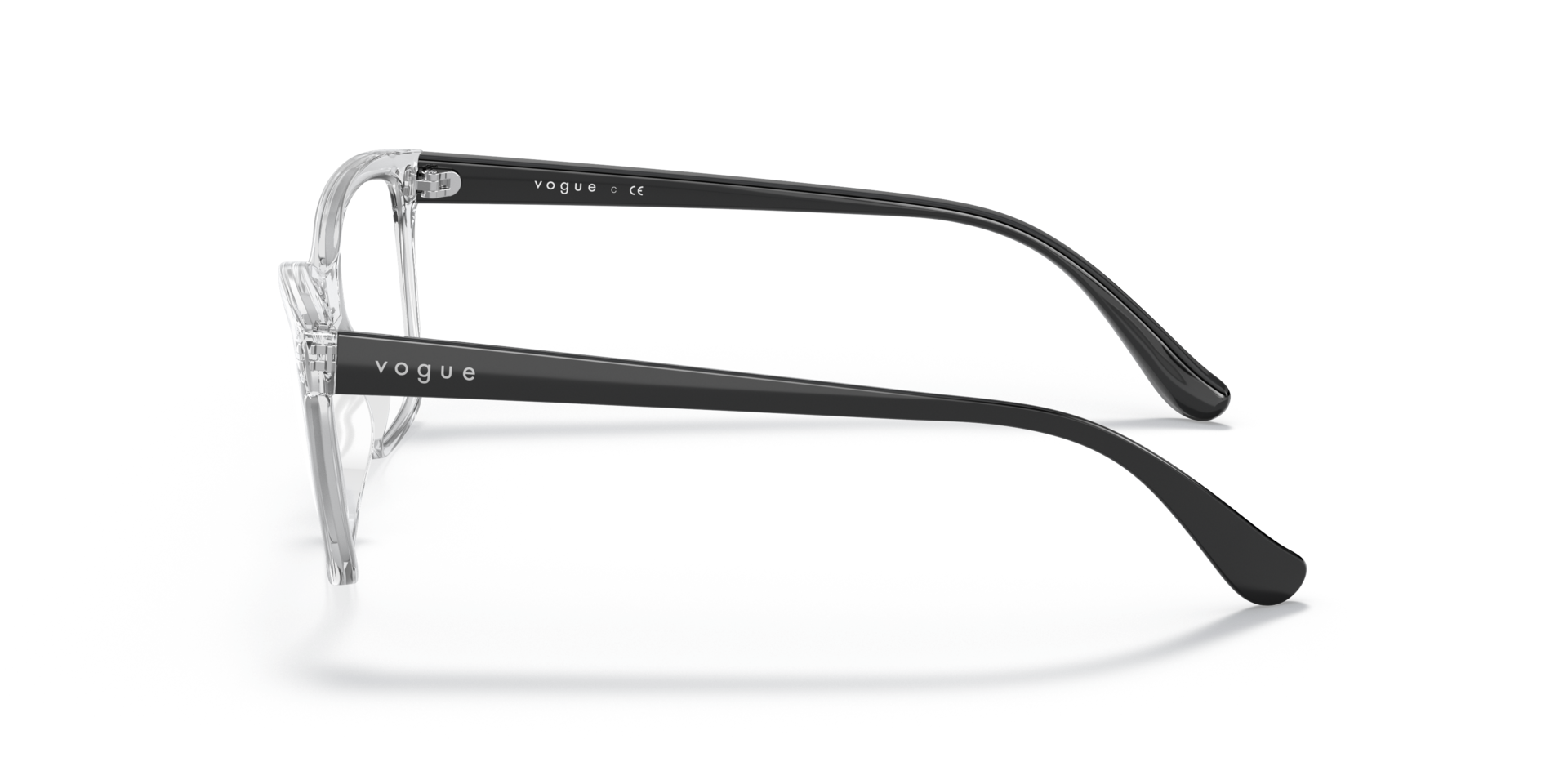 VO5420 Transparent PlasticEyeglass Frames for Glasses Direct, Side View