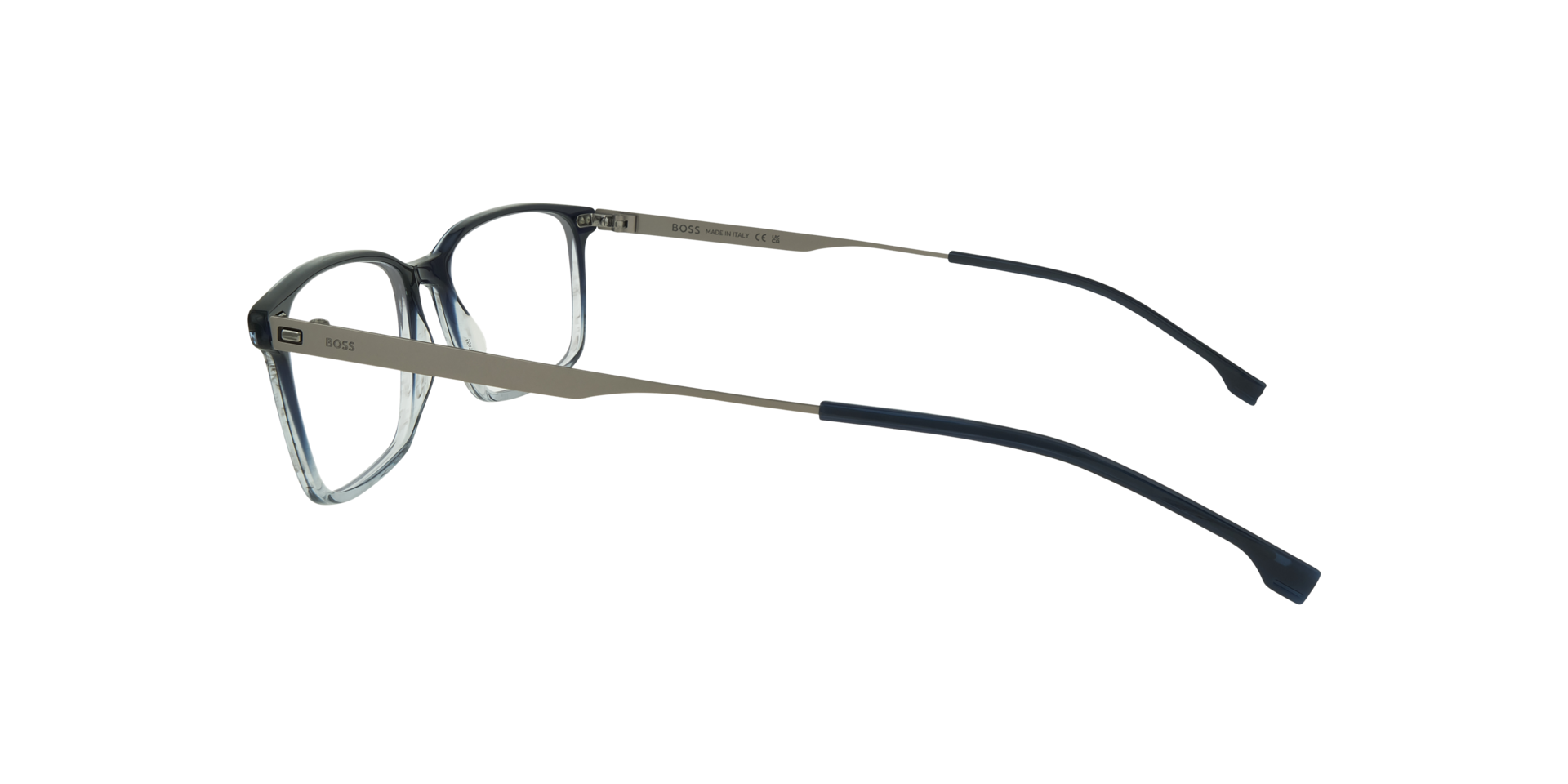 BOSS 1643 Blue AcetateEyeglass Frames for Glasses Direct, Side View