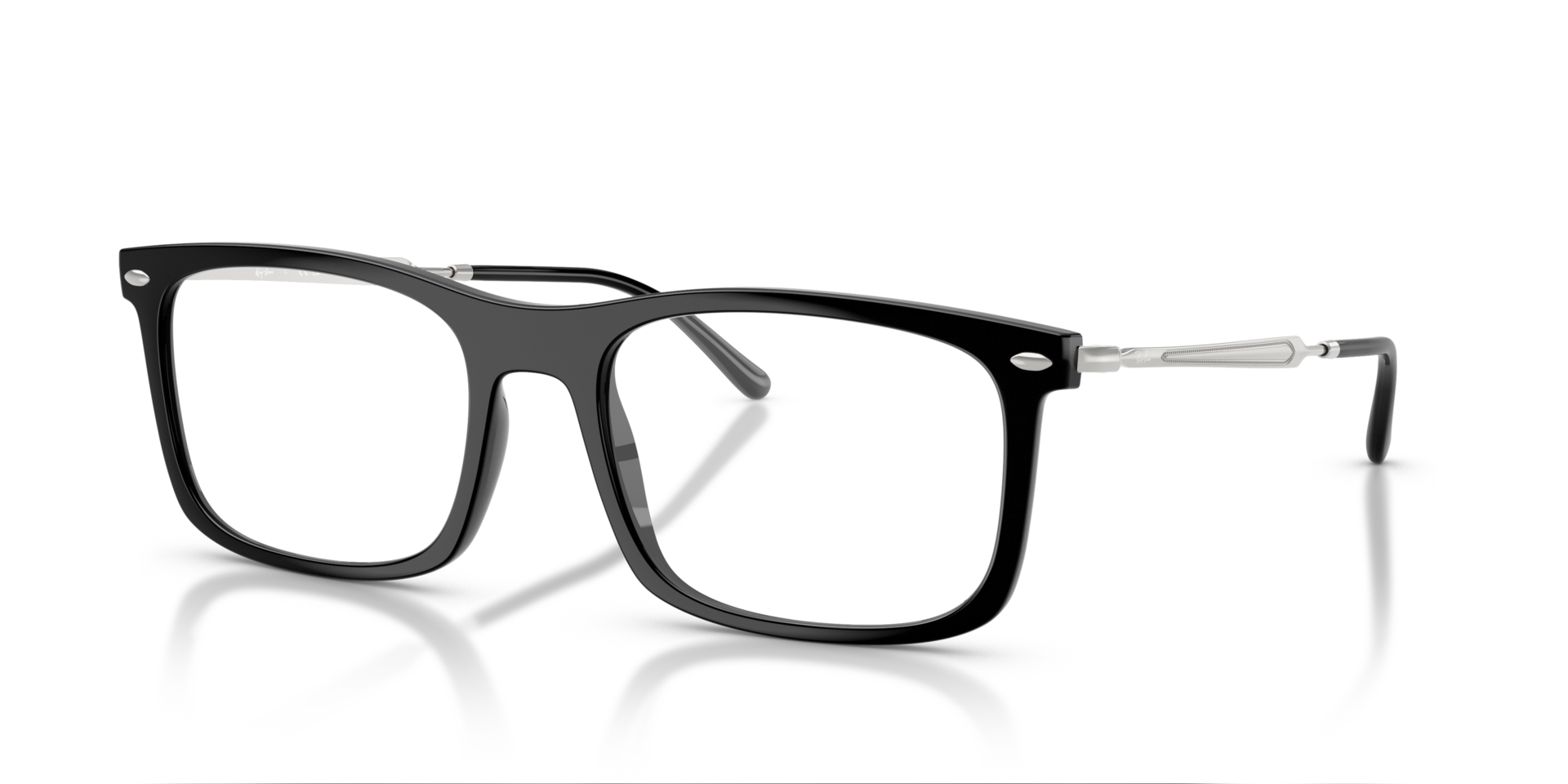 RB7260 Black PlasticEyeglass Frames for Glasses Direct, Angle View