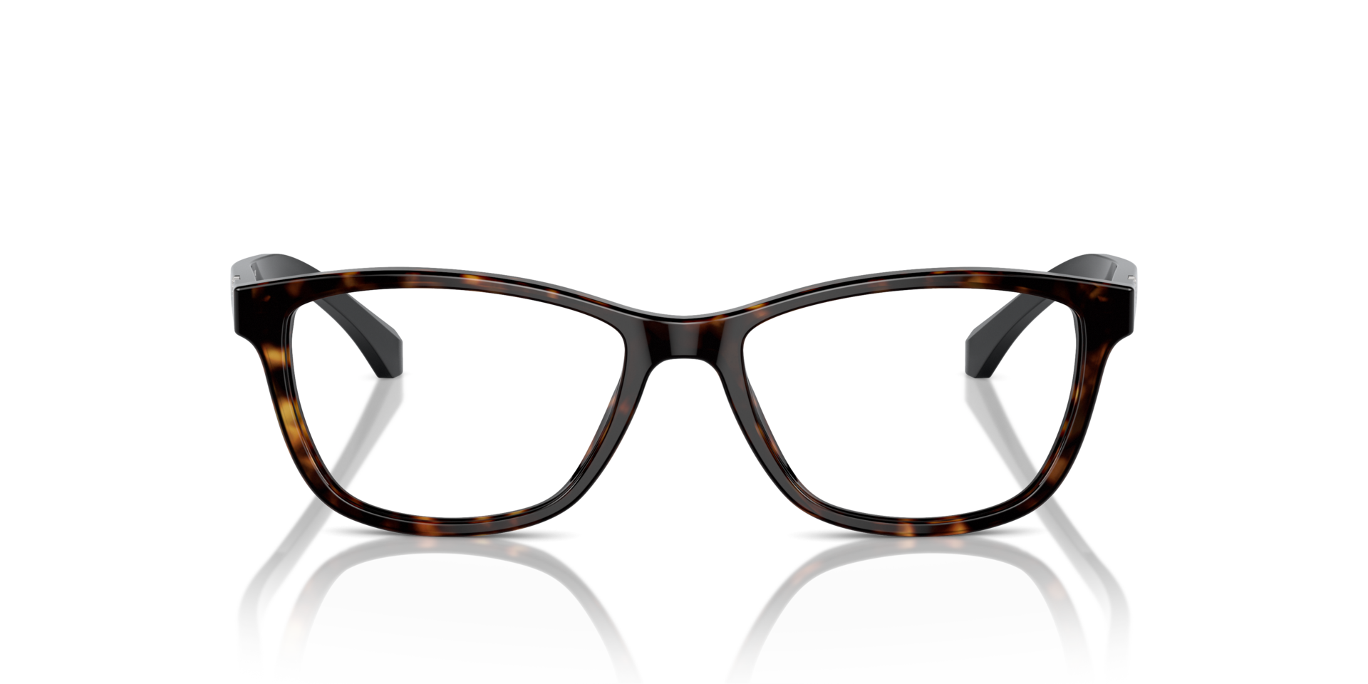 EA3099 Shiny Havana AcetateEyeglass Frames for Glasses Direct, Front View