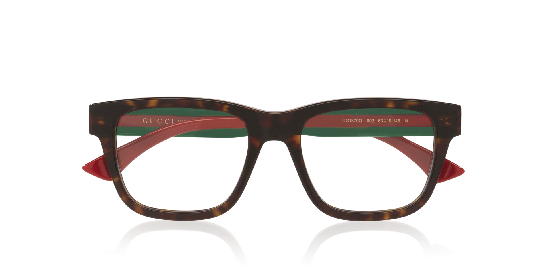 GG1870O Tortoise AcetateEyeglass Frames for Glasses Direct, Closed View