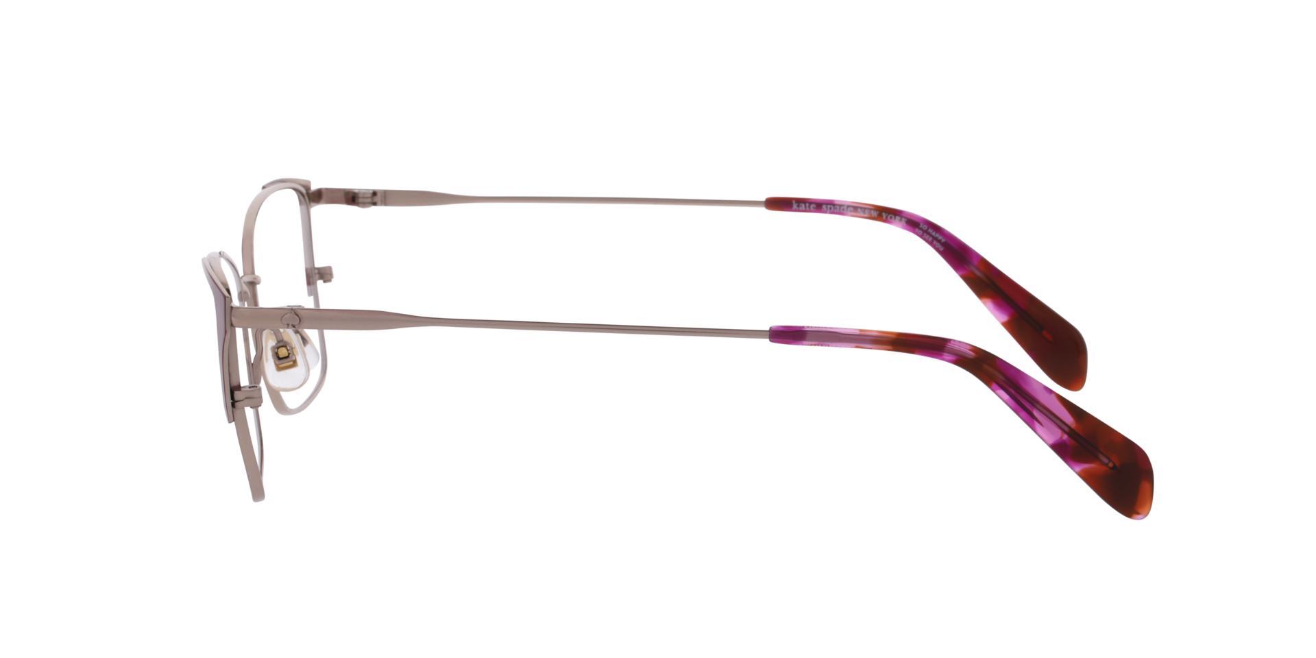 KS ARLA 2/G/T Burgundy TitaniumEyeglass Frames for Glasses Direct, Side View