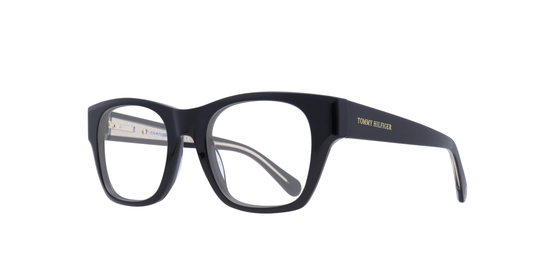 TH 1865 Black AcetateEyeglass Frames for Glasses Direct, Angle View