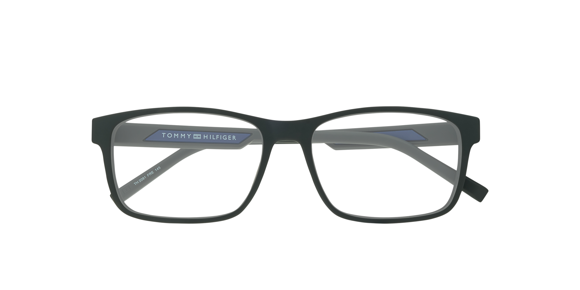 TH 2091 Silver PlasticEyeglass Frames for Glasses Direct, Closed View