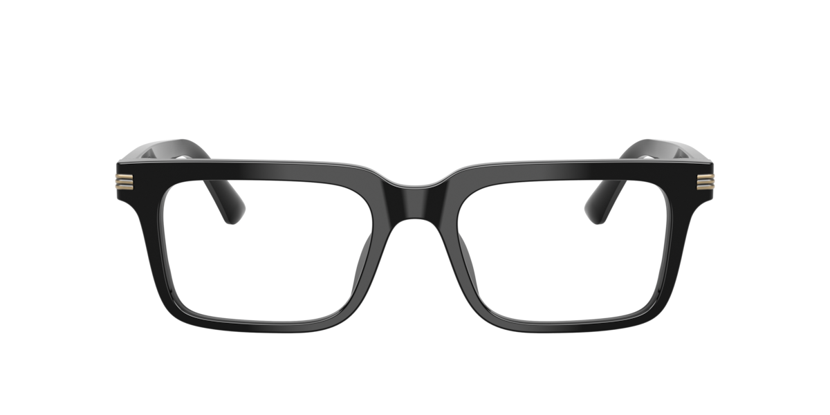 Shiny Black square Acetate eyeglasses Online - Full Rim - EA3293U