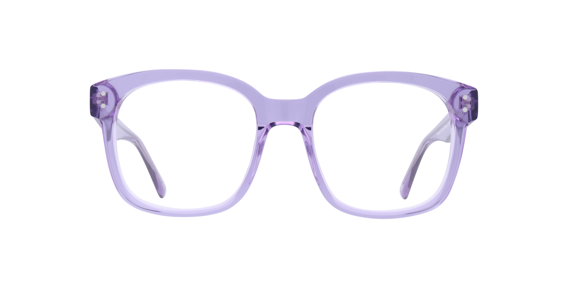 Francis Crystal Mauve AcetateEyeglass Frames for Glasses Direct, Front View