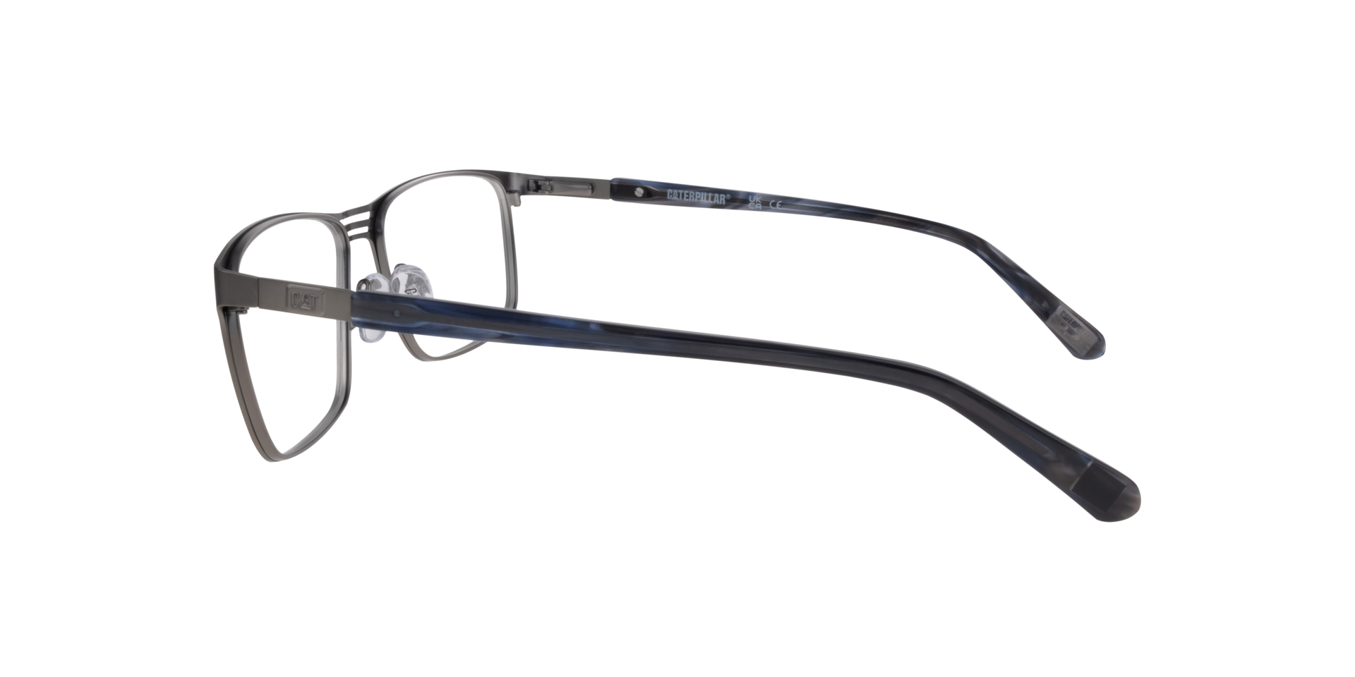 CTO-3024 Gunmetal MetalEyeglass Frames for Glasses Direct, Side View