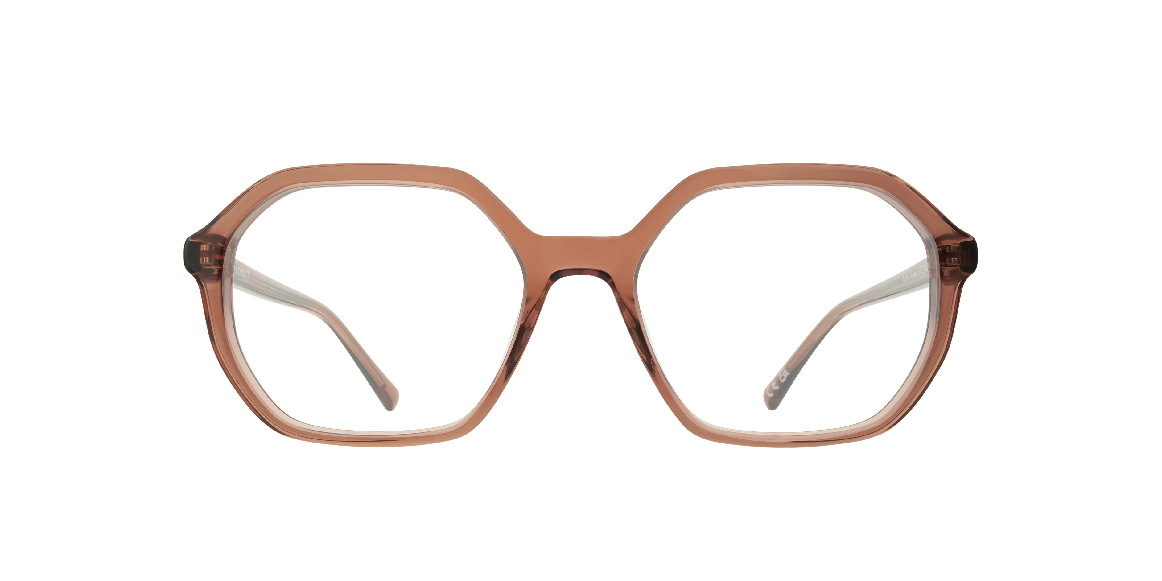 Lola Brown AcetateEyeglass Frames for Glasses Direct, Front View