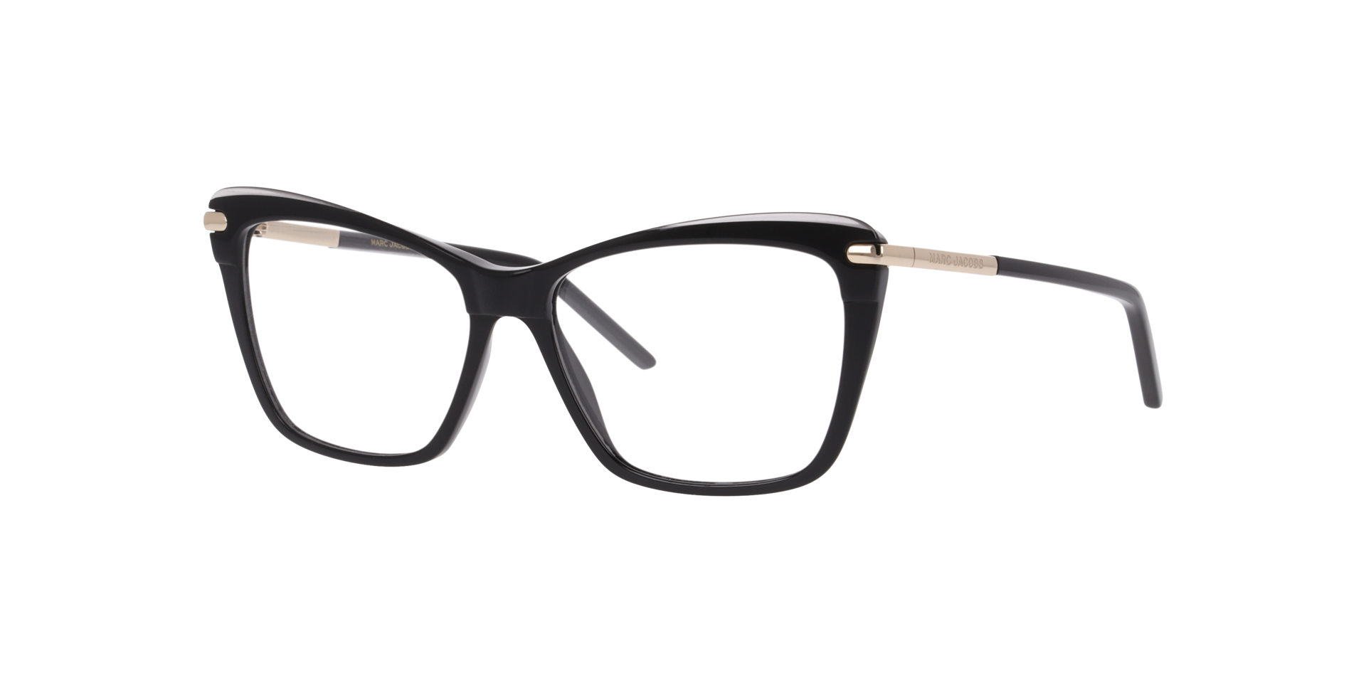 MARC 871 Black Grey AcetateEyeglass Frames for Glasses Direct, Angle View