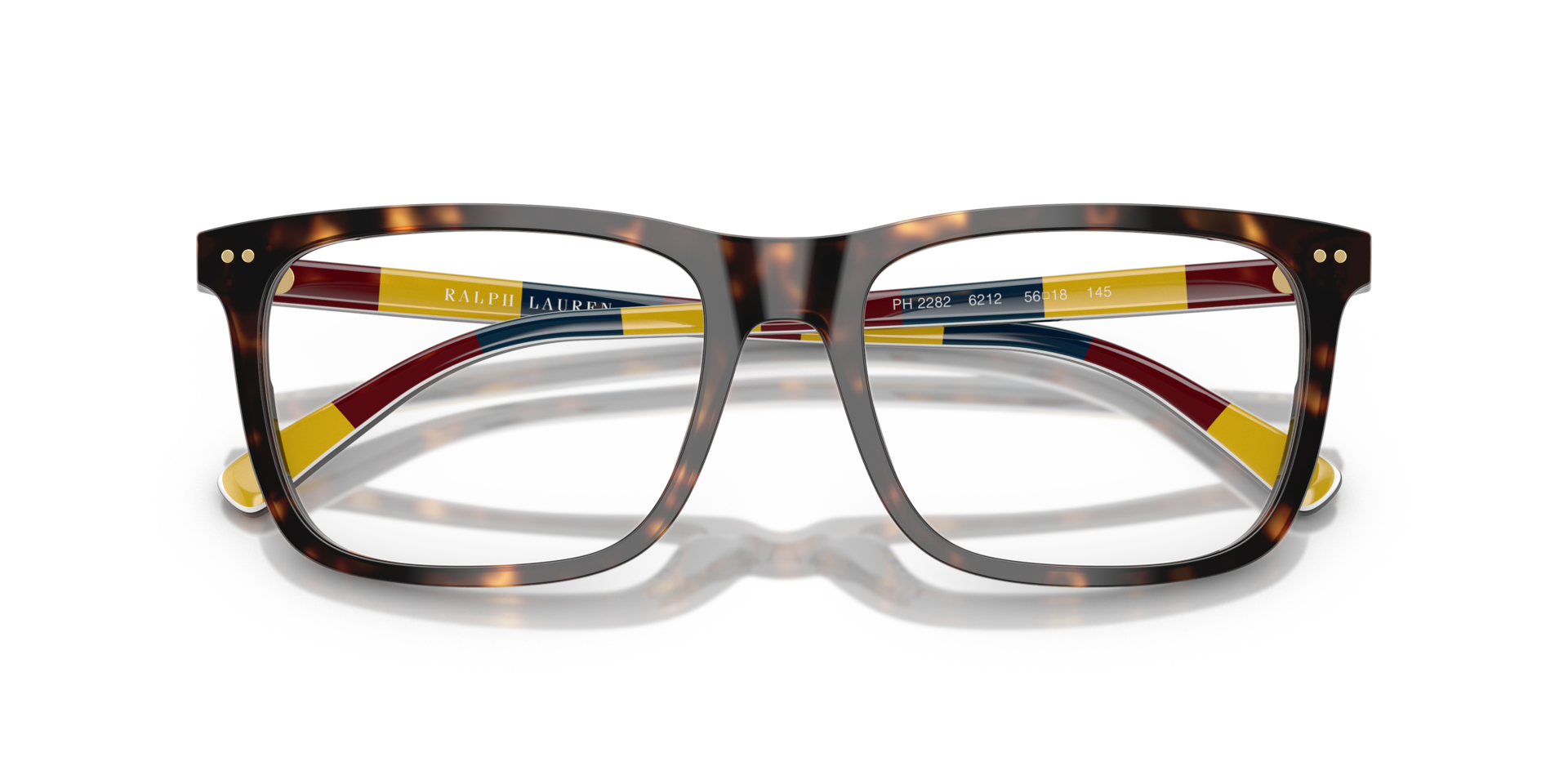 PH2282 Shiny Dark Havana AcetateEyeglass Frames for Glasses Direct, Closed View