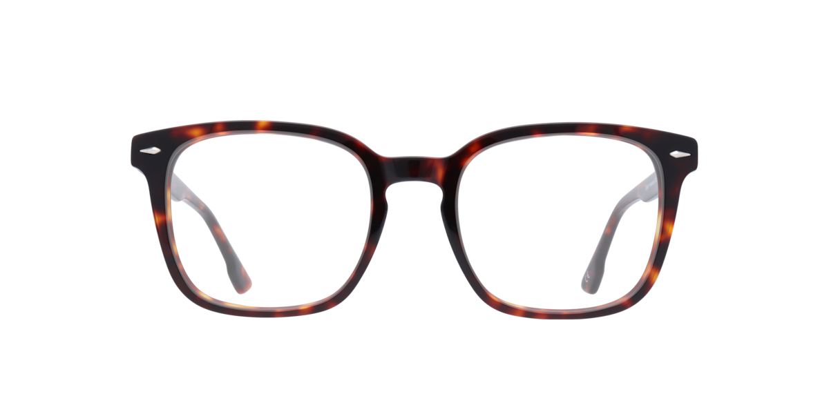 Scout Unisex Havana Square Acetate Eyeglasses Online - Full Rim - Elijah