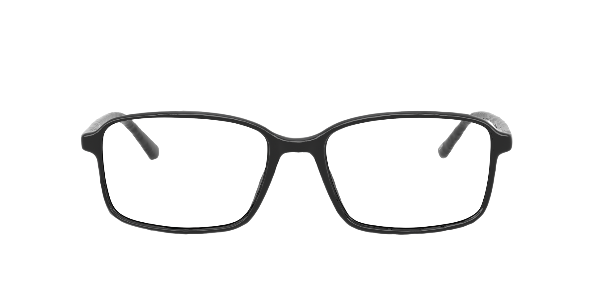 Martin Black PlasticEyeglass Frames for Glasses Direct, Front View