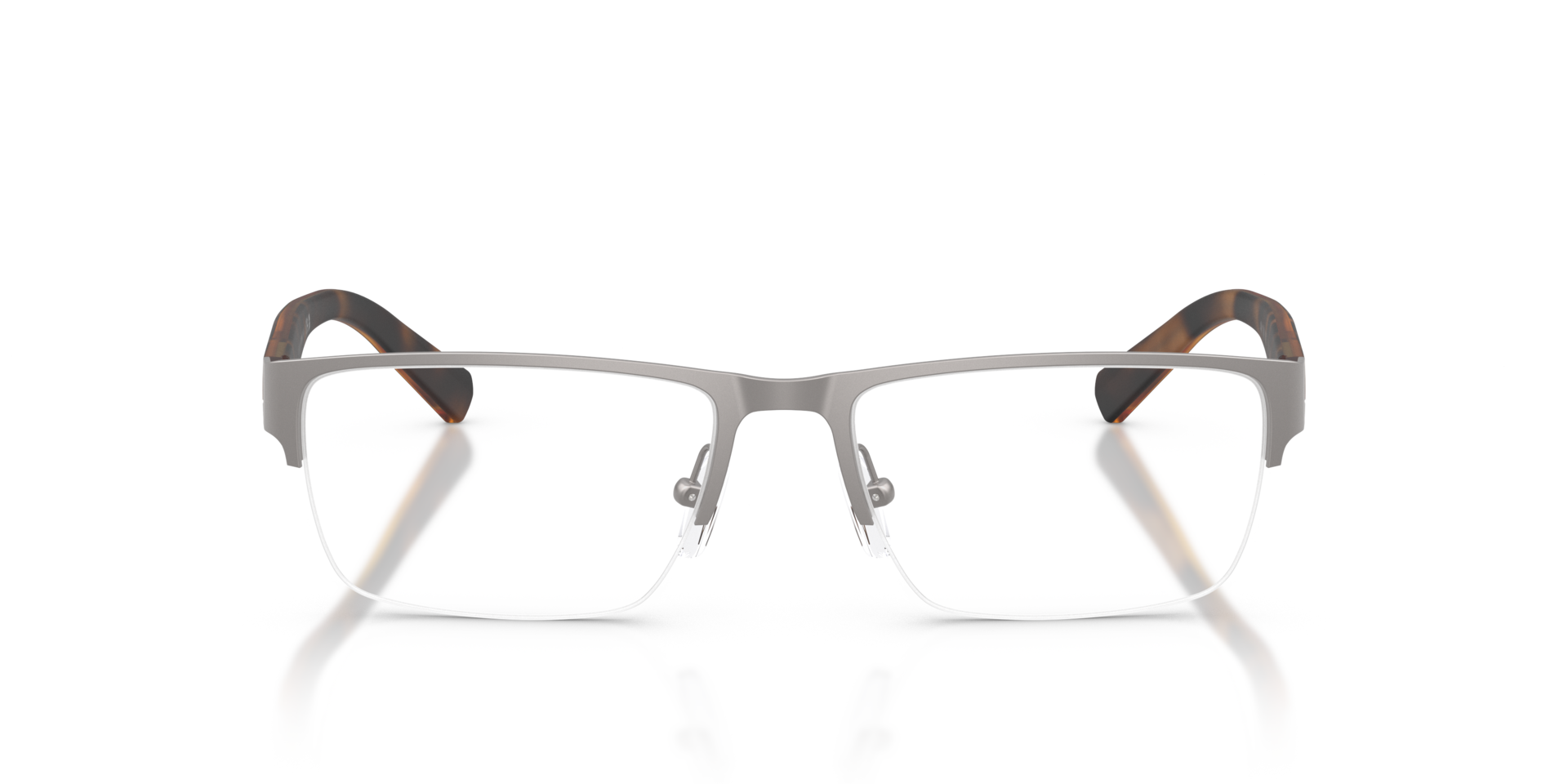 AX1018 Gunmetal MetalEyeglass Frames for Glasses Direct, Front View