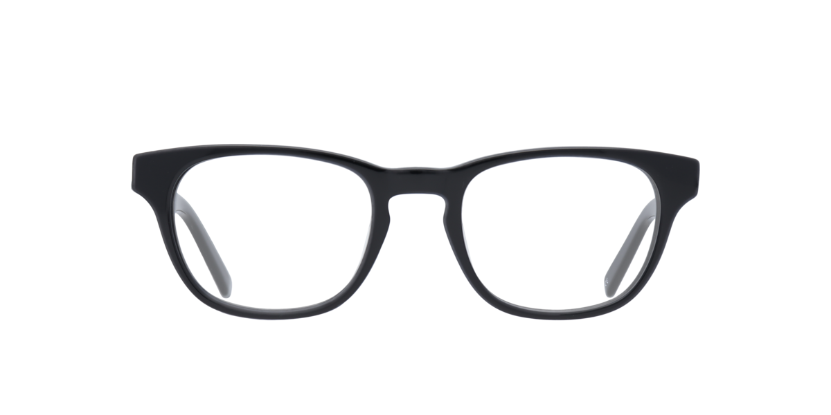 Gd Collection Unisex Black Rectangle Acetate Eyeglasses Online - Full Rim - Andi