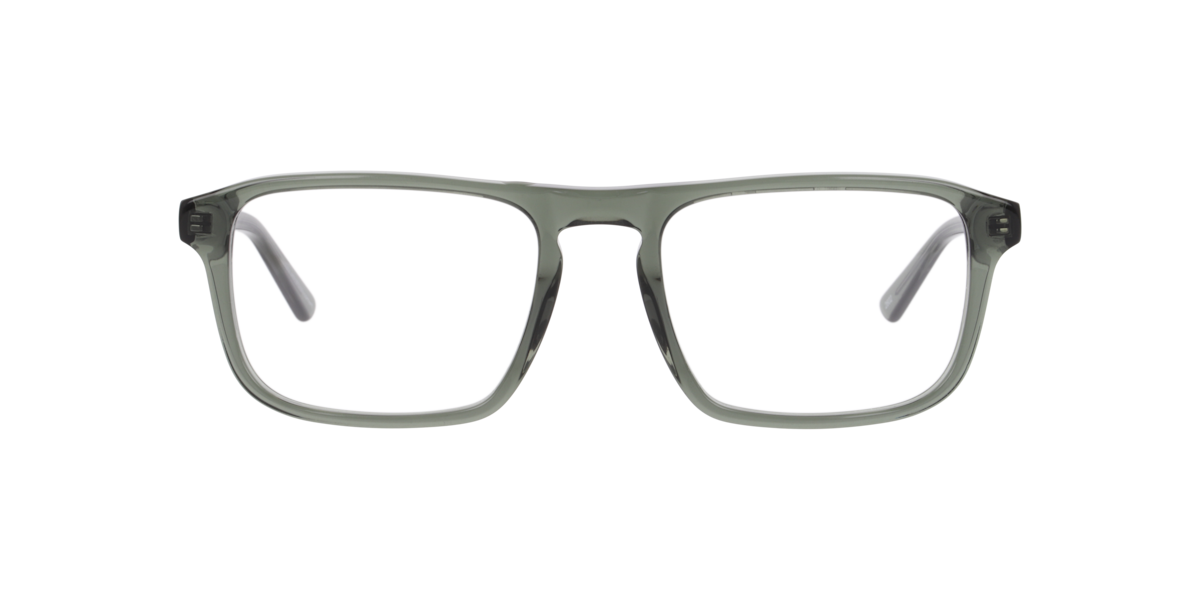 Gd Collection Men's Transparent Green Rectangle Acetate Eyeglasses Online - Full Rim - Nate