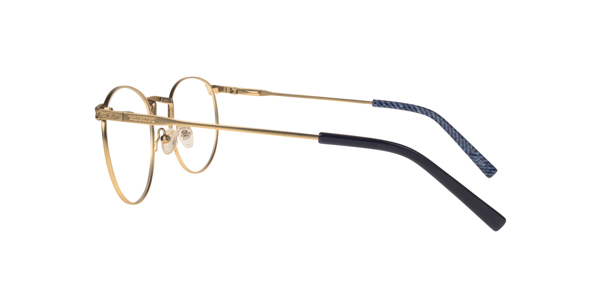 Heath Gold MetalEyeglass Frames for Glasses Direct, Side View