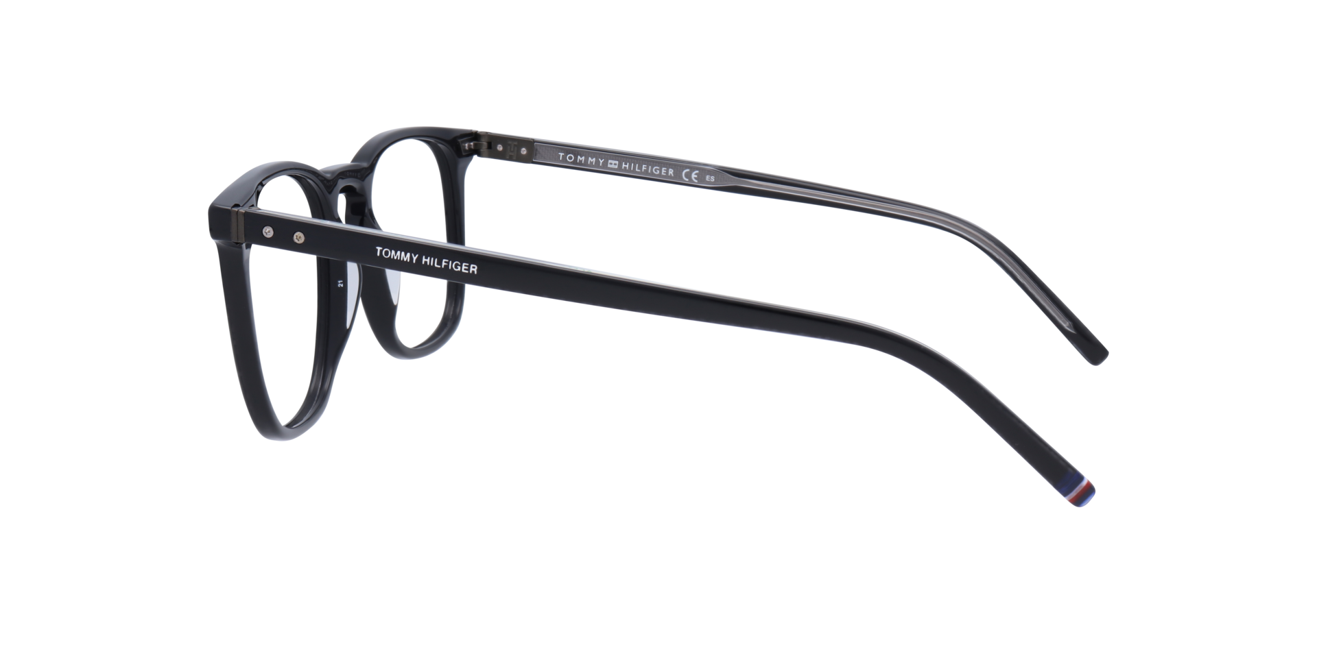 TH 1940 Black AcetateEyeglass Frames for Glasses Direct, Side View