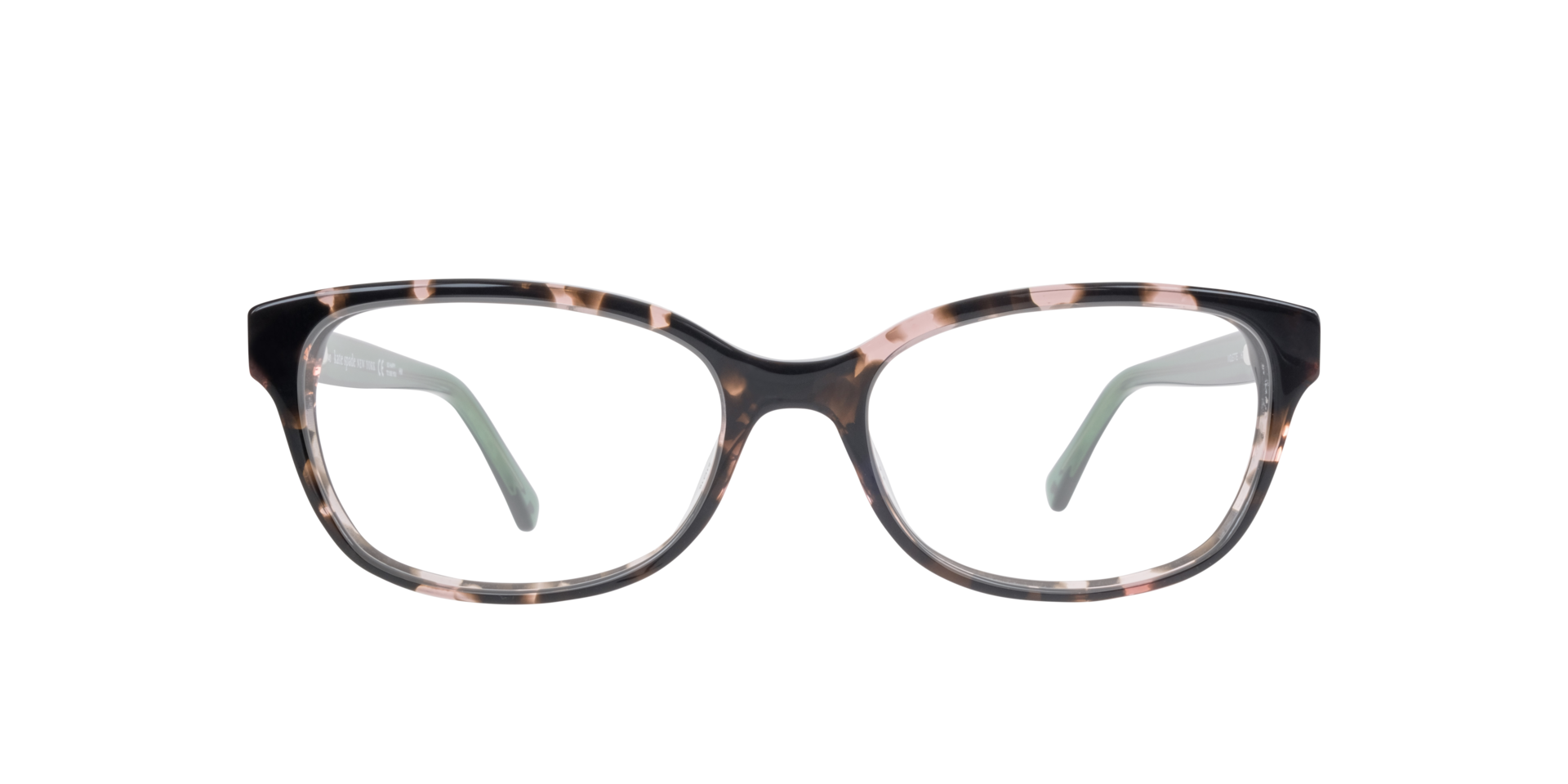 Violette K3 Tortoise Green AcetateEyeglass Frames for Glasses Direct, Front View