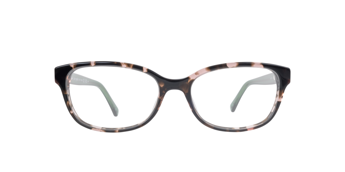 Kate Spade Women's Tortoise Green Rectangle Acetate Eyeglasses Online - Full Rim - Violette K3