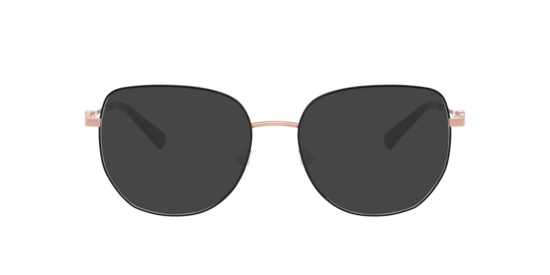 MK3062 Black Shiny MetalEyeglass Frames for Glasses Direct, with Tinted Lenses
