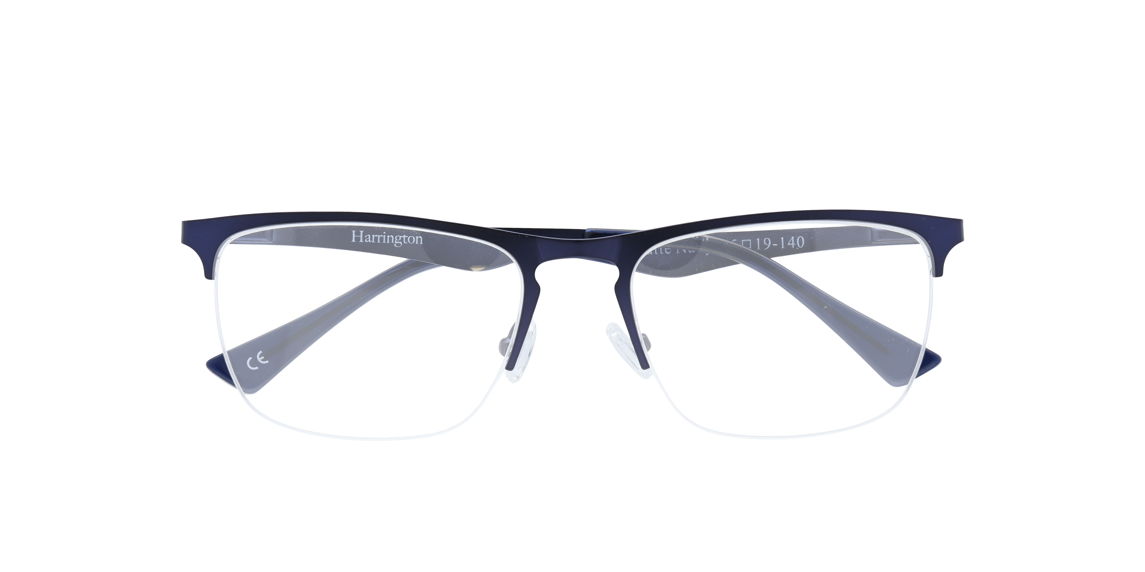 Joe1 Matte Navy MetalEyeglass Frames for Glasses Direct, Closed View