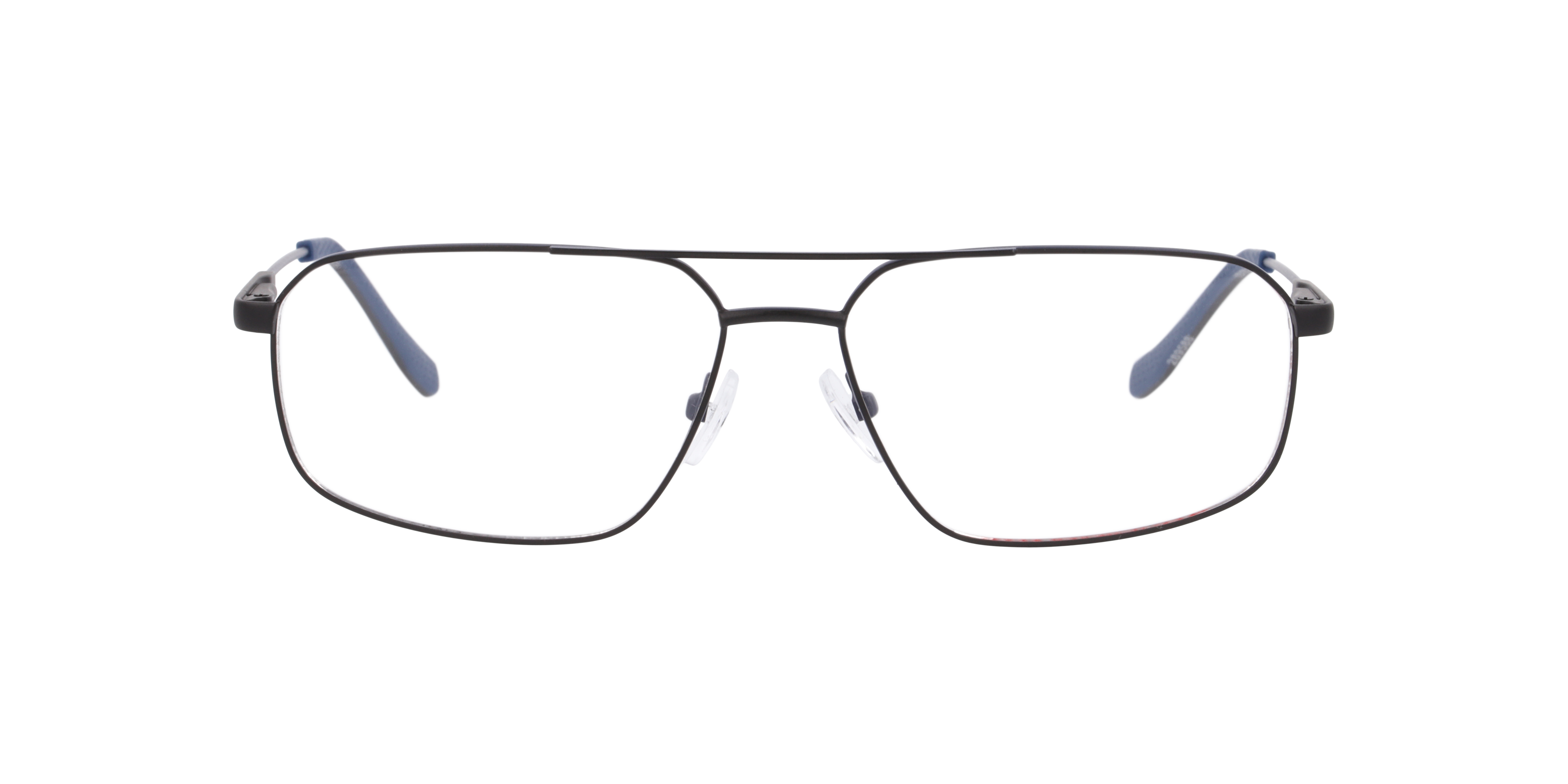 Nb4204 Black Blue MetalSunglass Frames for Glasses Direct, Front View