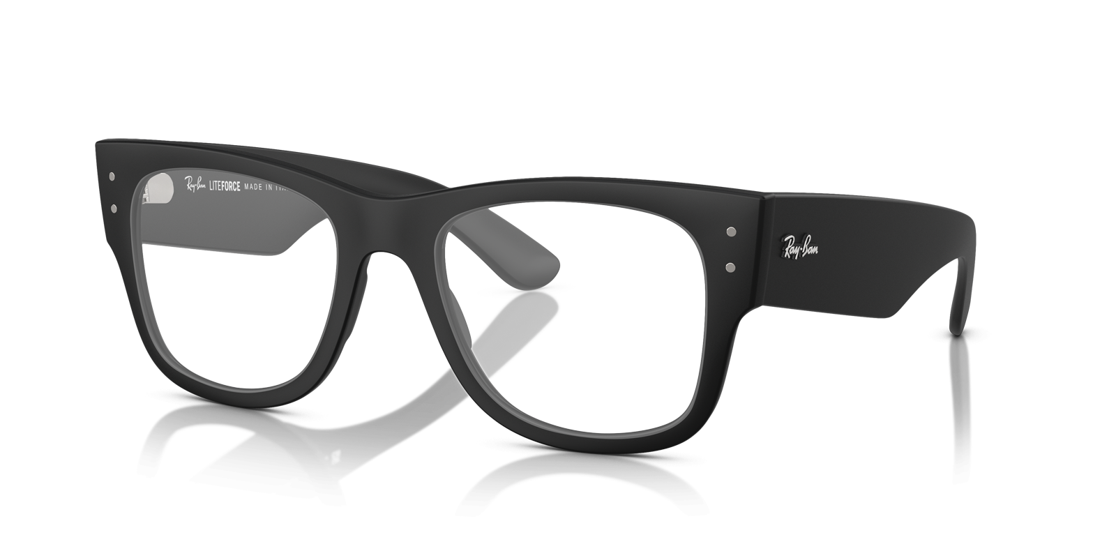 RB7840V Sand Black PlasticSunglass Frames for Glasses Direct, Angle View