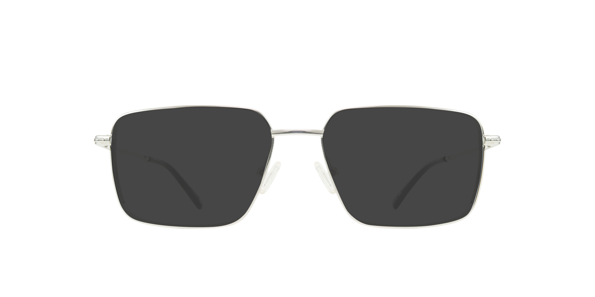 Lewisham Silver & Black MetalEyeglass Frames for Glasses Direct, with Tinted Lenses