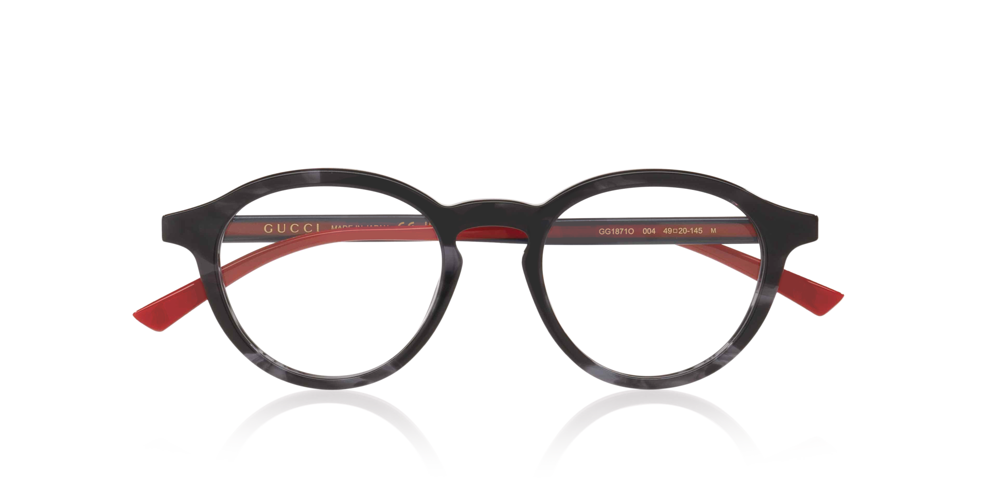 GG1871O Tortoise Brown AcetateEyeglass Frames for Glasses Direct, Closed View