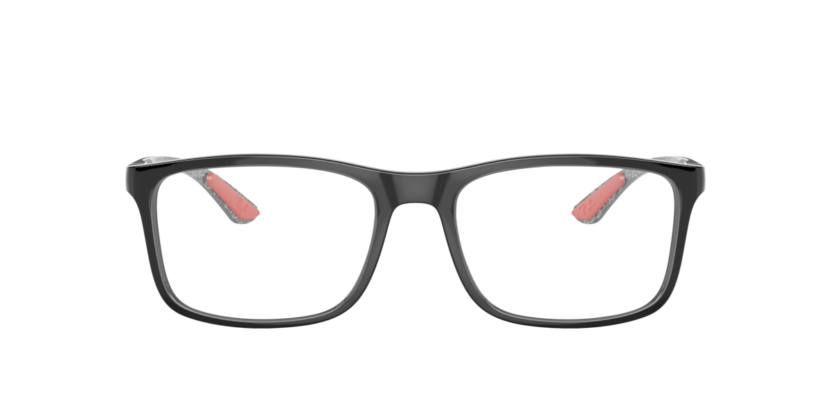 Ray-Ban Unisex Black Rectangle Plastic Eyeglasses Online - Full Rim - Rb8908 - Image 1