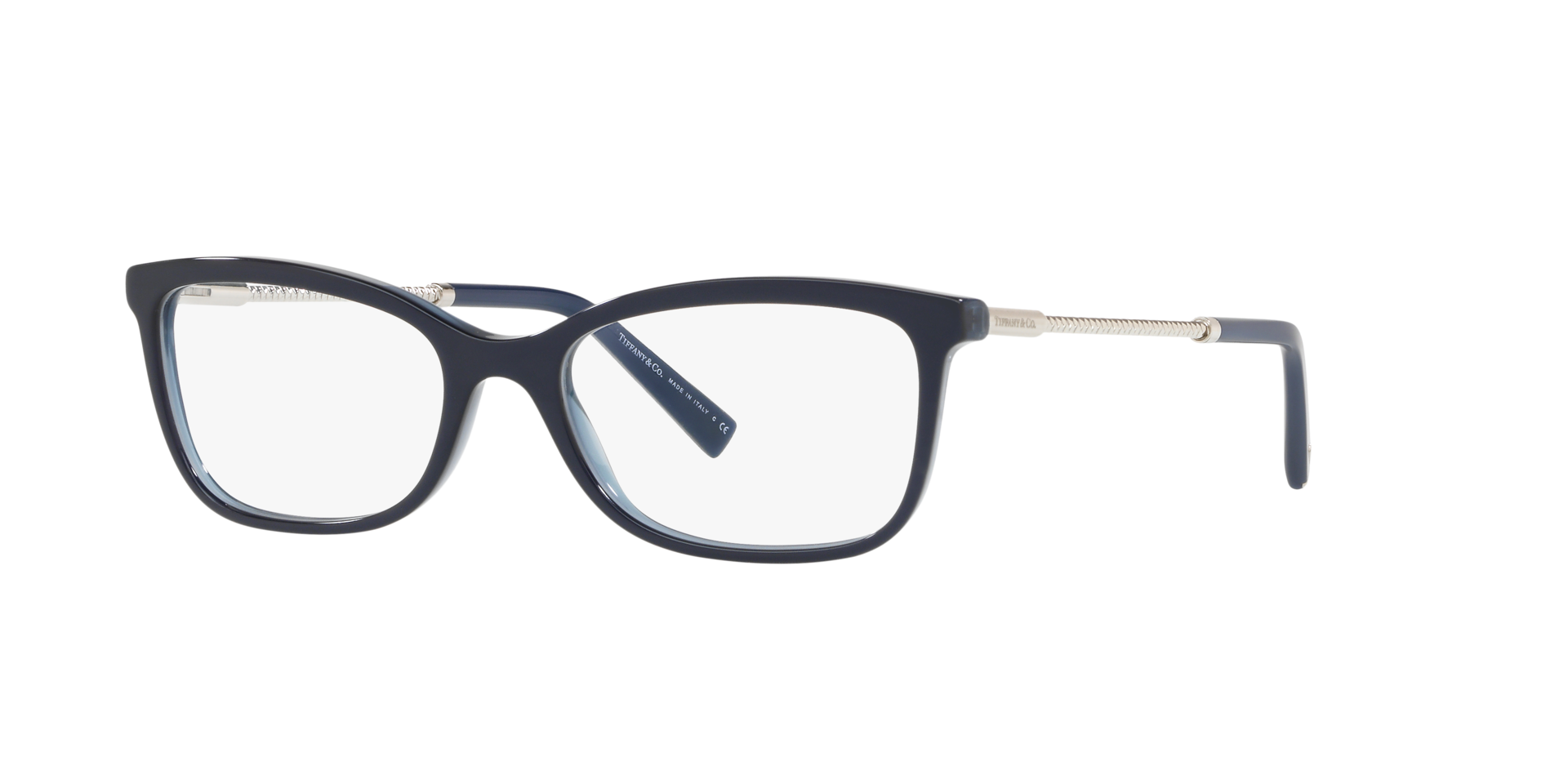 TF2169 Pearl Sapphire AcetateEyeglass Frames for Glasses Direct, Angle View