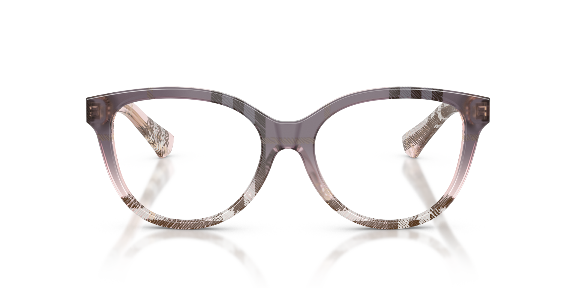 BE2456 Check Gradient Bow AcetateEyeglass Frames for Glasses Direct, Front View