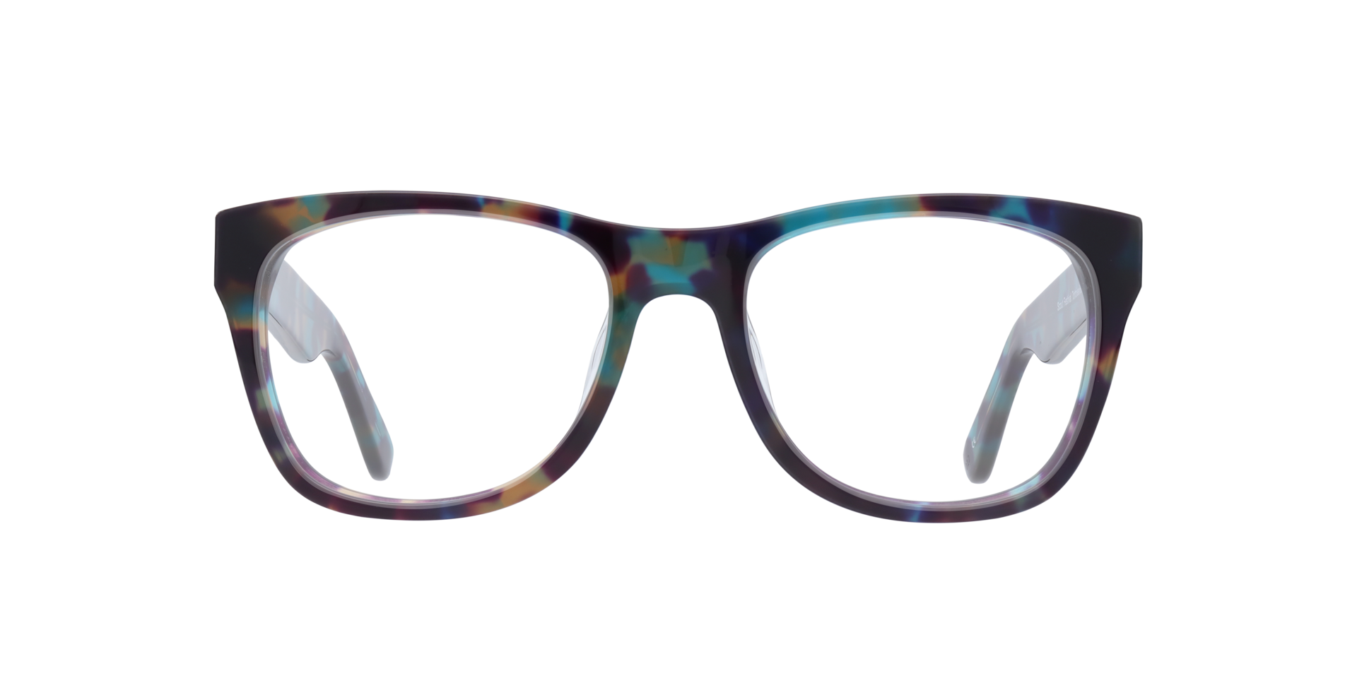 Festival Tortoise & Blue AcetateEyeglass Frames for Glasses Direct, Front View