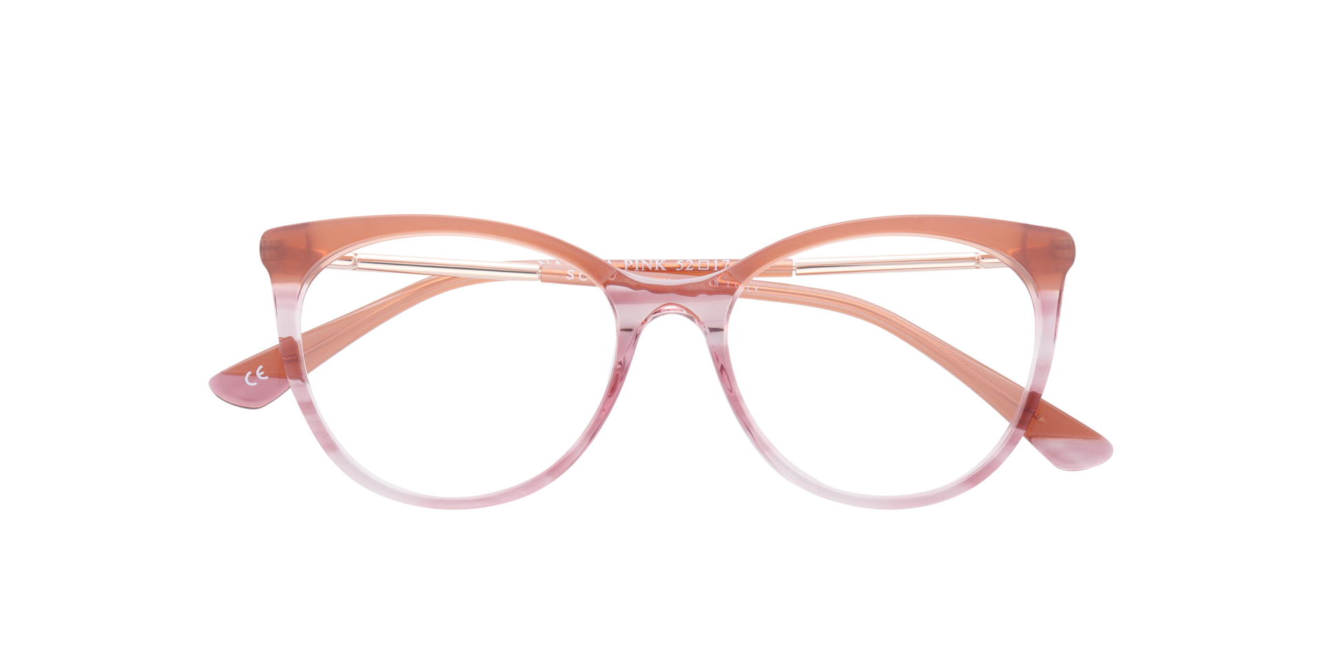 Navona Pink AcetateEyeglass Frames for Glasses Direct, Closed View