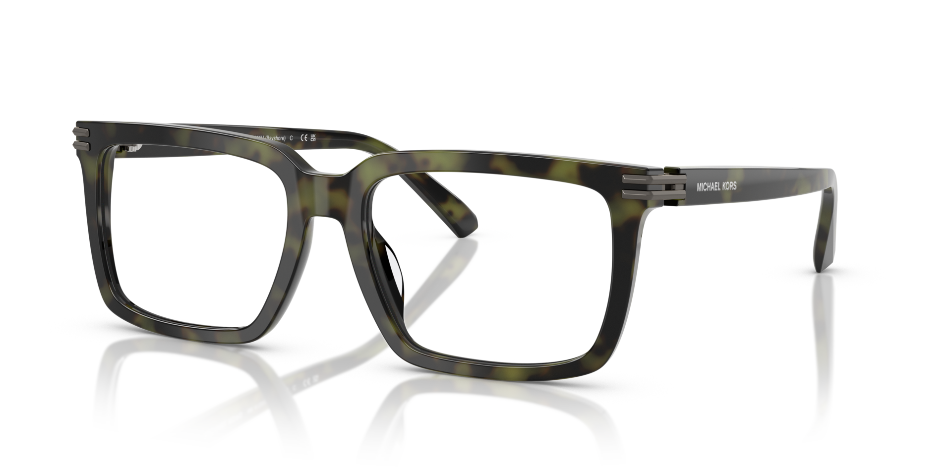 MK4155U Olive Tortoise AcetateEyeglass Frames for Glasses Direct, Angle View