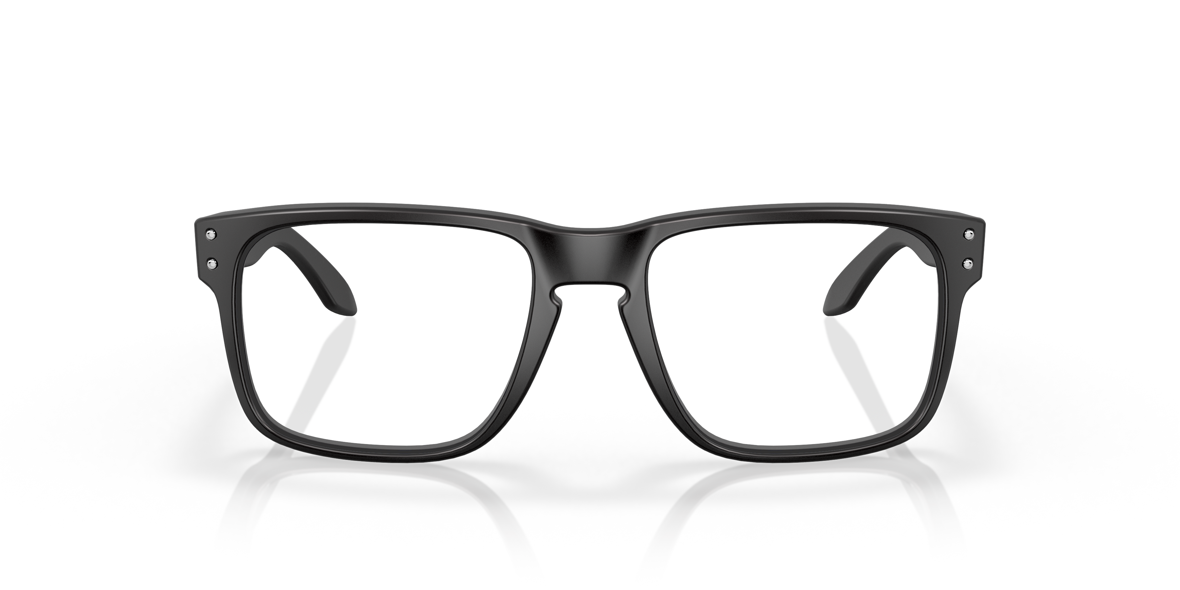 Holbrook™ Satin Black PlasticEyeglass Frames for Glasses Direct, Front View
